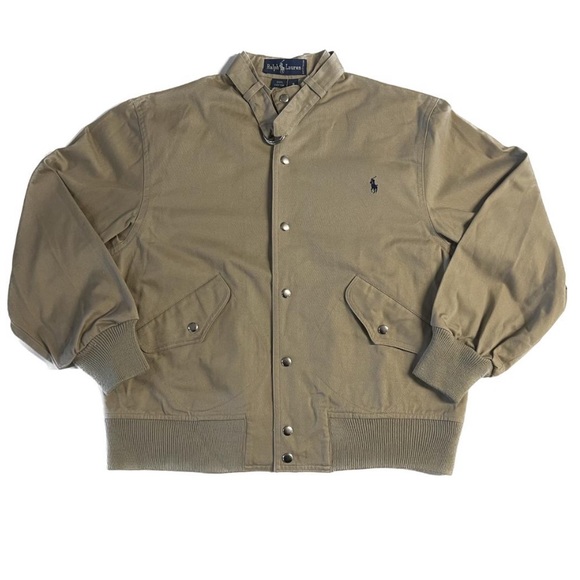 Ralph Lauren Jackets & Blazers - *Vintage Ralph Lauren Khaki Bomber Jacket Size 8